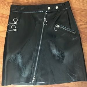 Zara Vinyl skirt
